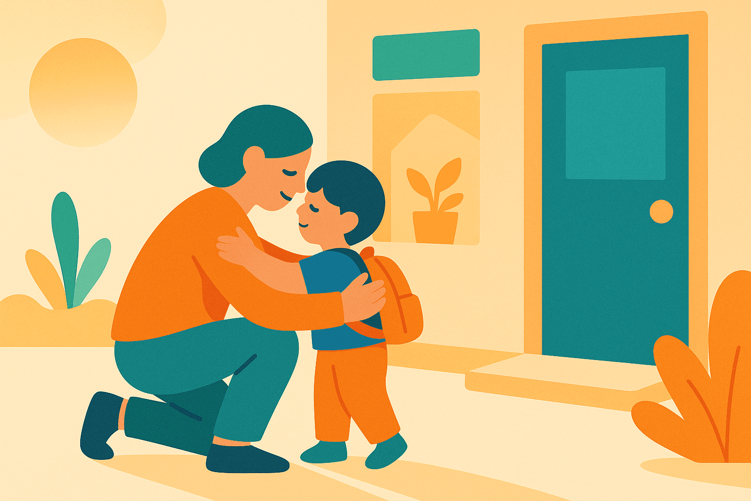 How to Ease Separation Anxiety on the First Day of Daycare