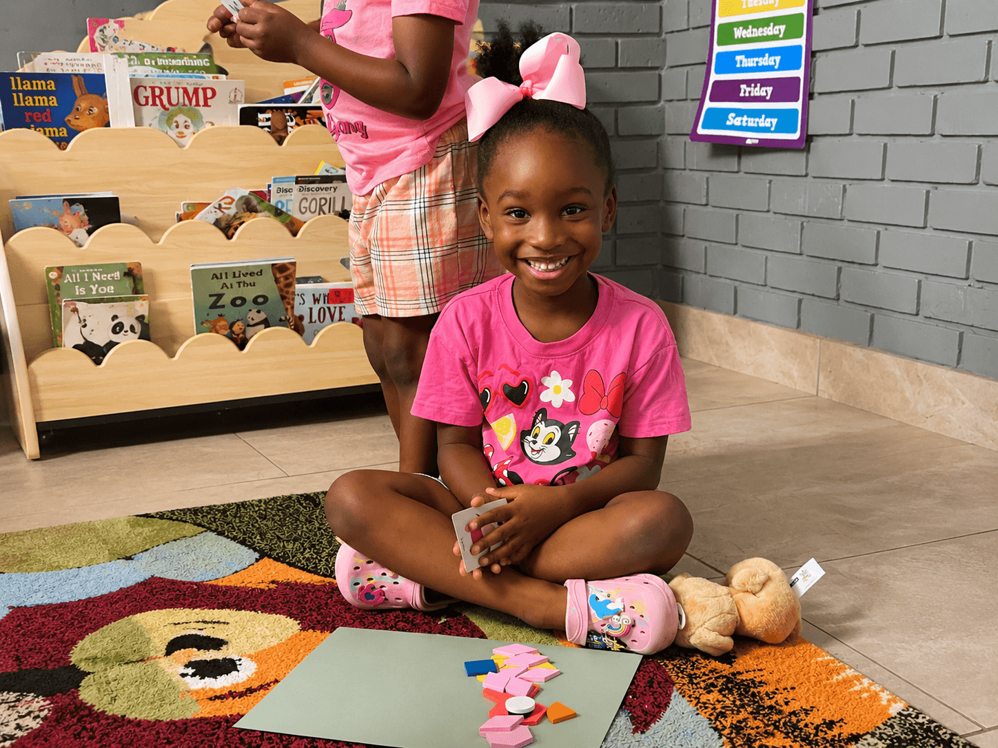 Pre-K reading corner