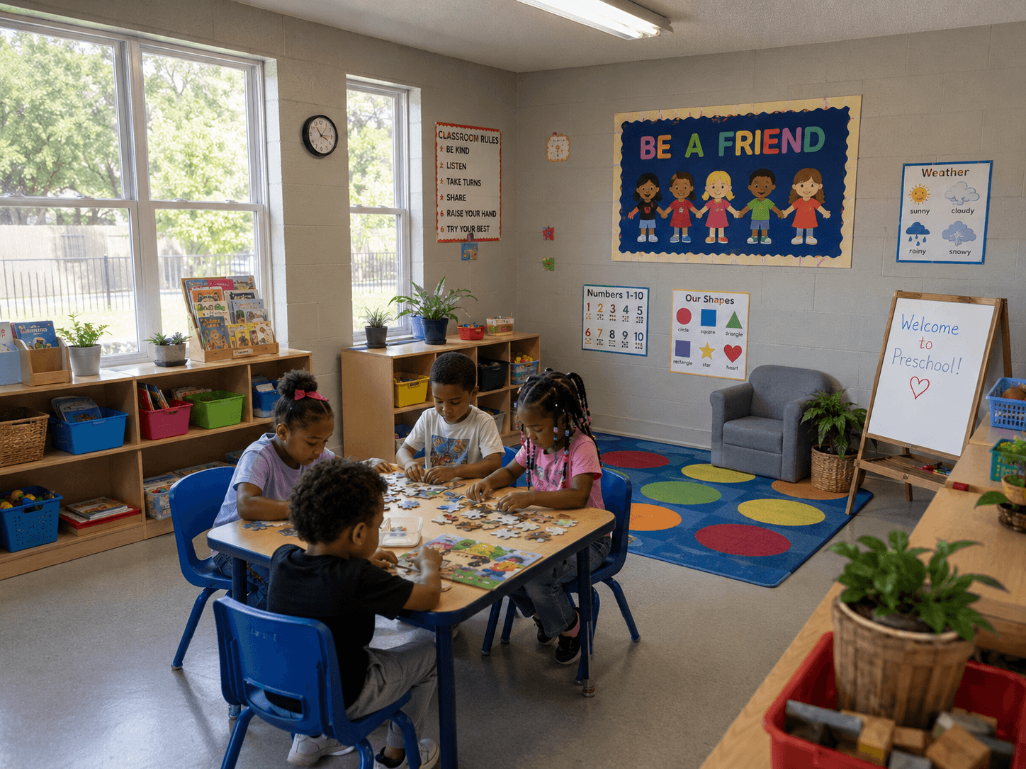 Preschool learning centers