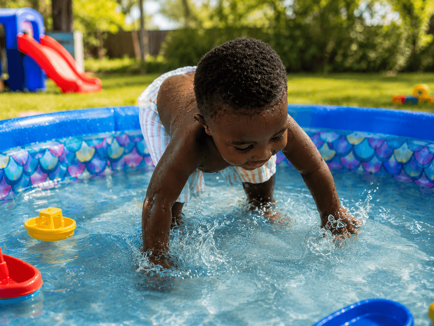 Splash pool fun